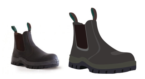 shoes vector conversion service