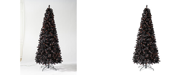 Christmas tree complex clipping path