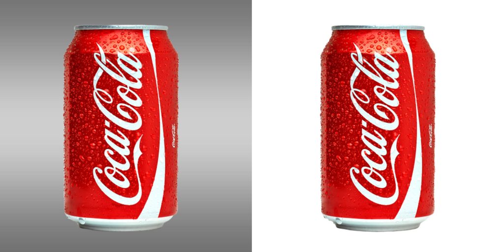 coca cola simple clipping path service