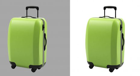 travel bag photo clipping path service